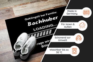 Lustige Fußmatte - Ladebalken